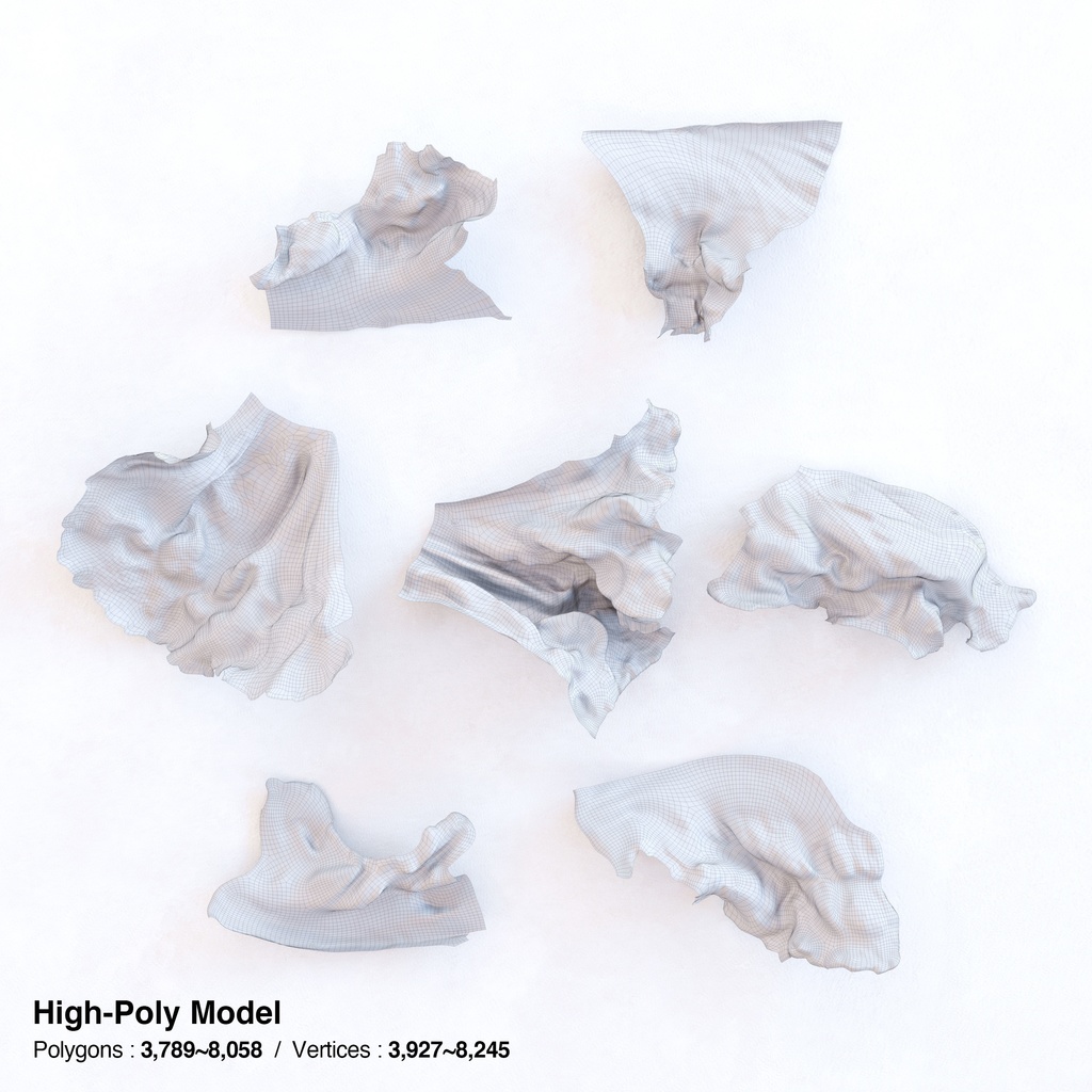 サニーレタス(リーフレタス) 【3Dモデル】