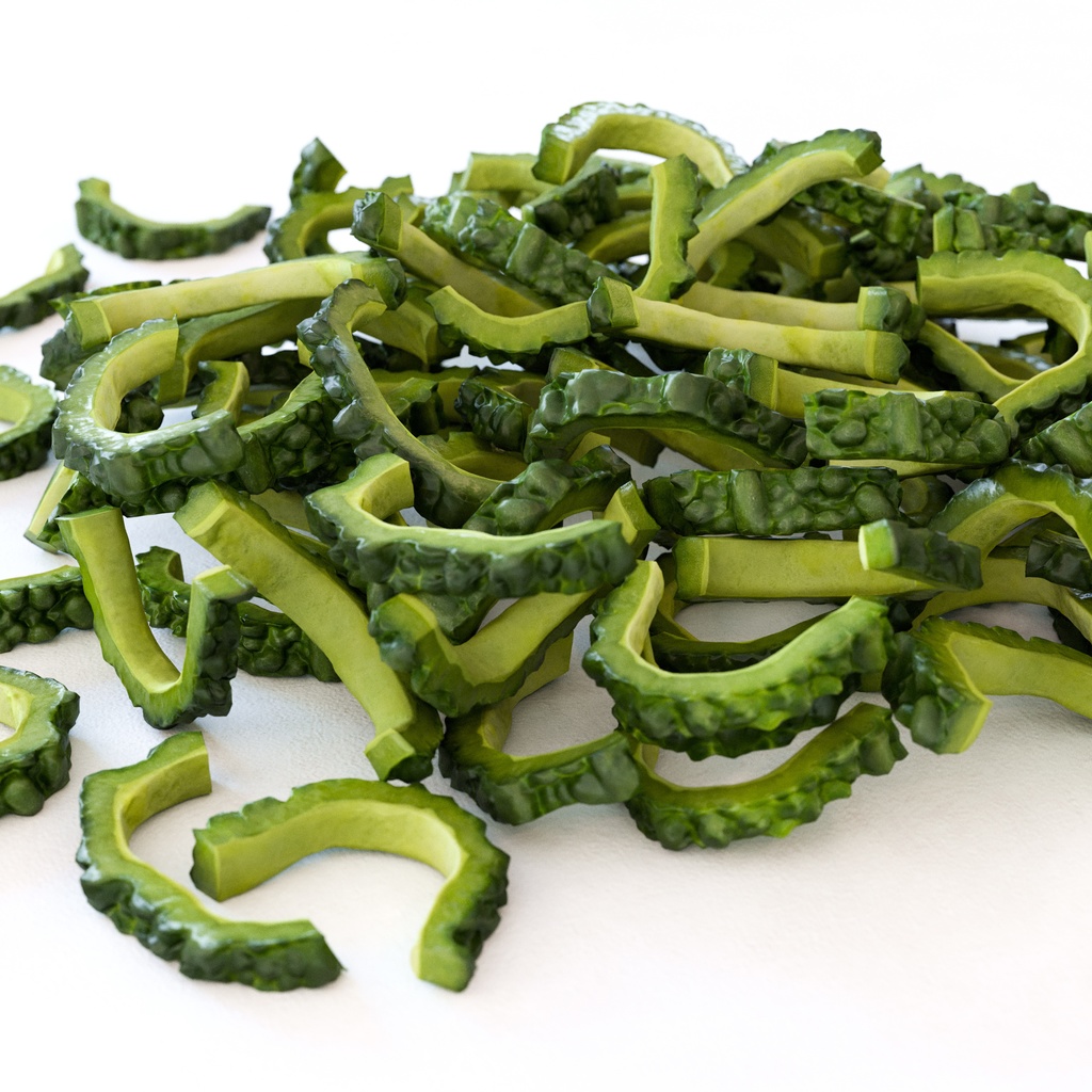 ゴーヤ(にがうり)【3Dモデル】