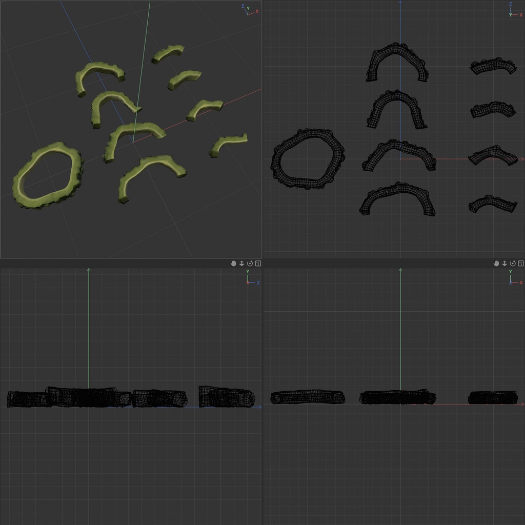 ゴーヤ(にがうり)【3Dモデル】