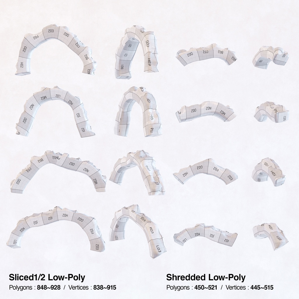 ゴーヤ(にがうり)【3Dモデル】