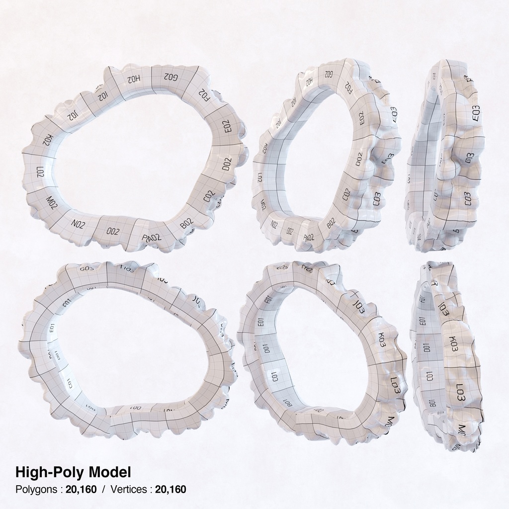 ゴーヤ(にがうり)【3Dモデル】