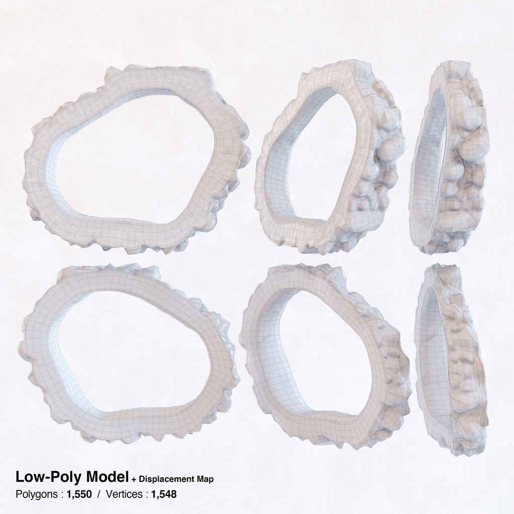 ゴーヤ(にがうり)【3Dモデル】