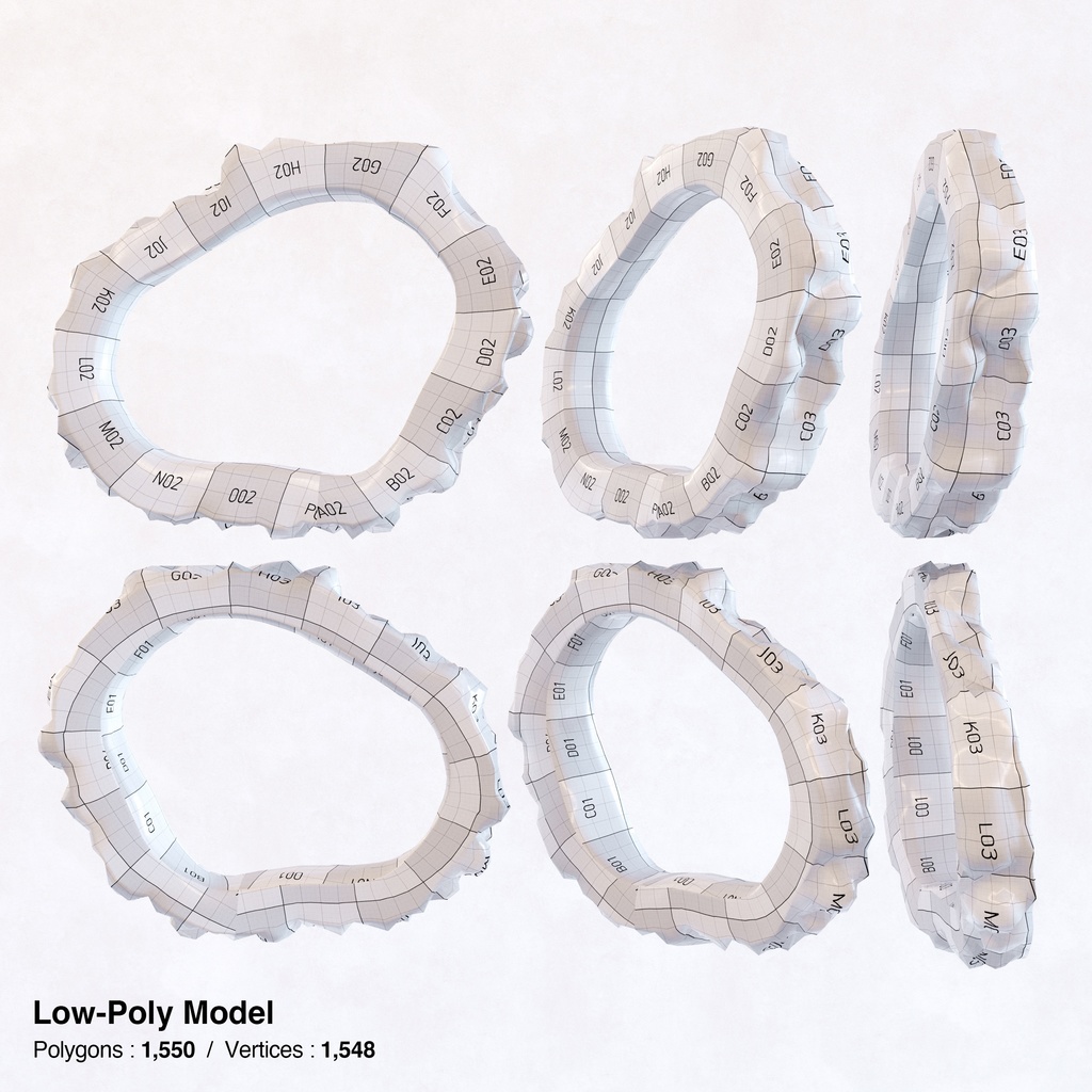 ゴーヤ(にがうり)【3Dモデル】