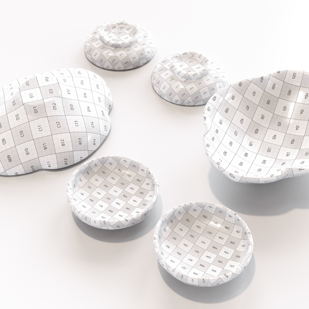 和食器セット5【3Dモデル】