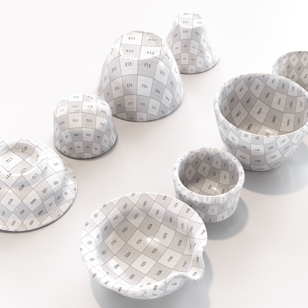 和食器セット6 (酒器)【3Dモデル】