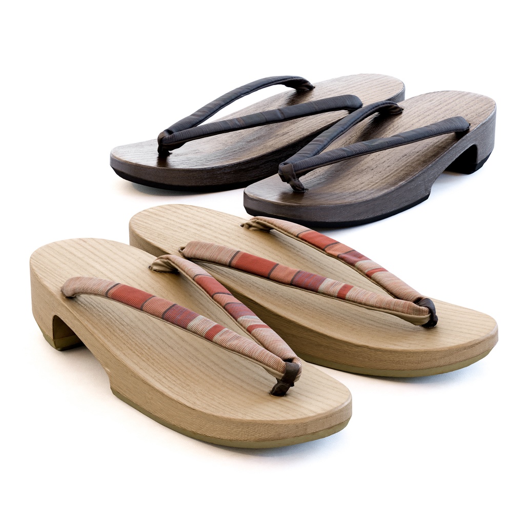 右近下駄セット(女性用) 【3Dモデル】