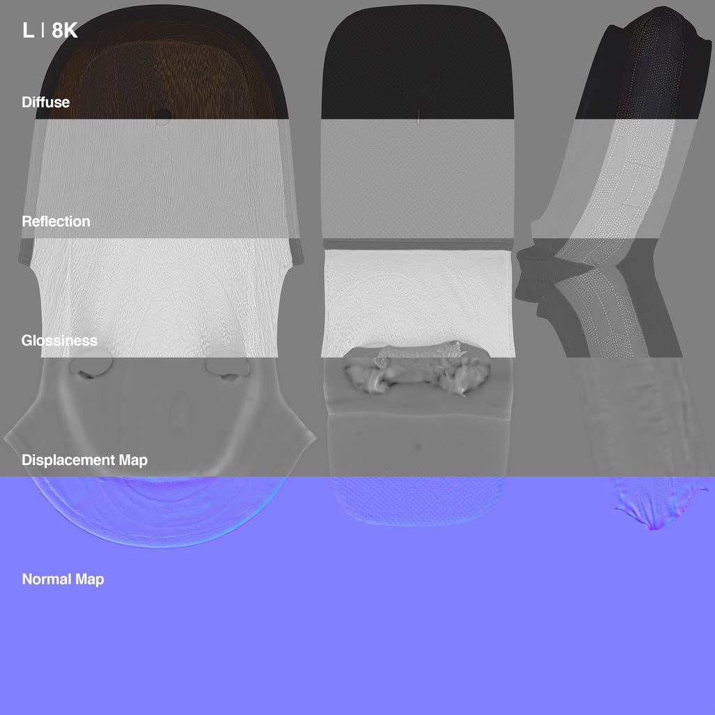 右近下駄セット(男性用) 【3Dモデル】