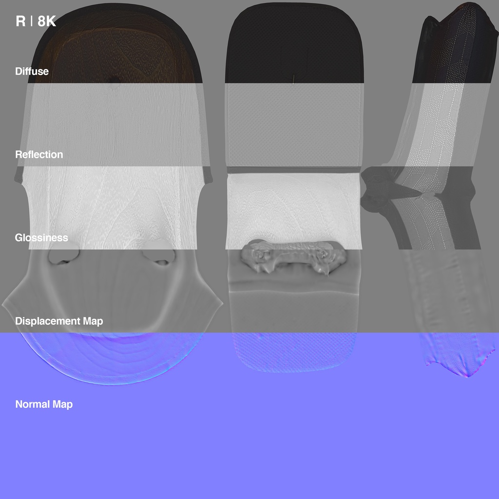 右近下駄セット(男性用) 【3Dモデル】