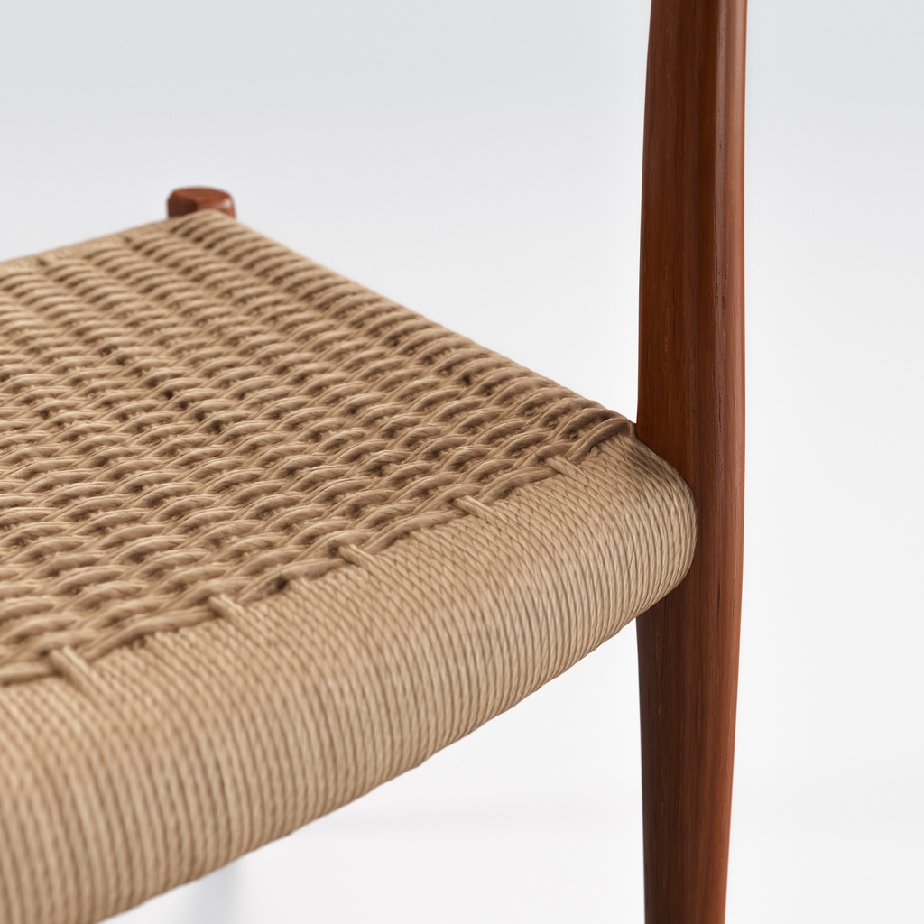 Moller Model 77 ダイニングチェア チーク&ペーパーコード【3Dモデル】