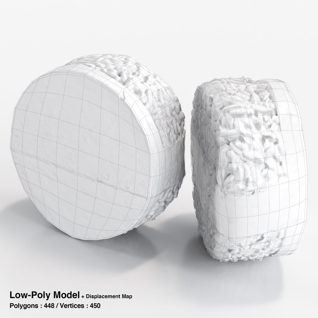 コンビニおにぎり - ソーセージ(パッケージ付き)【3Dモデル】