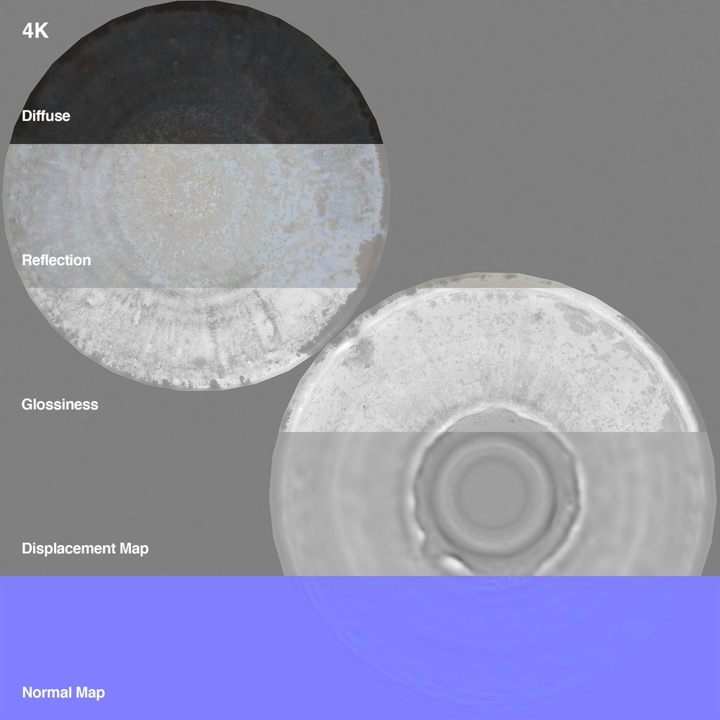 和食器セット8【3Dモデル】