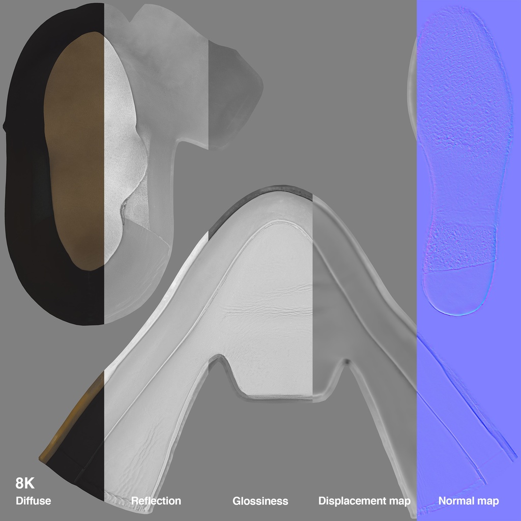 レザースリッポン【3Dモデル】