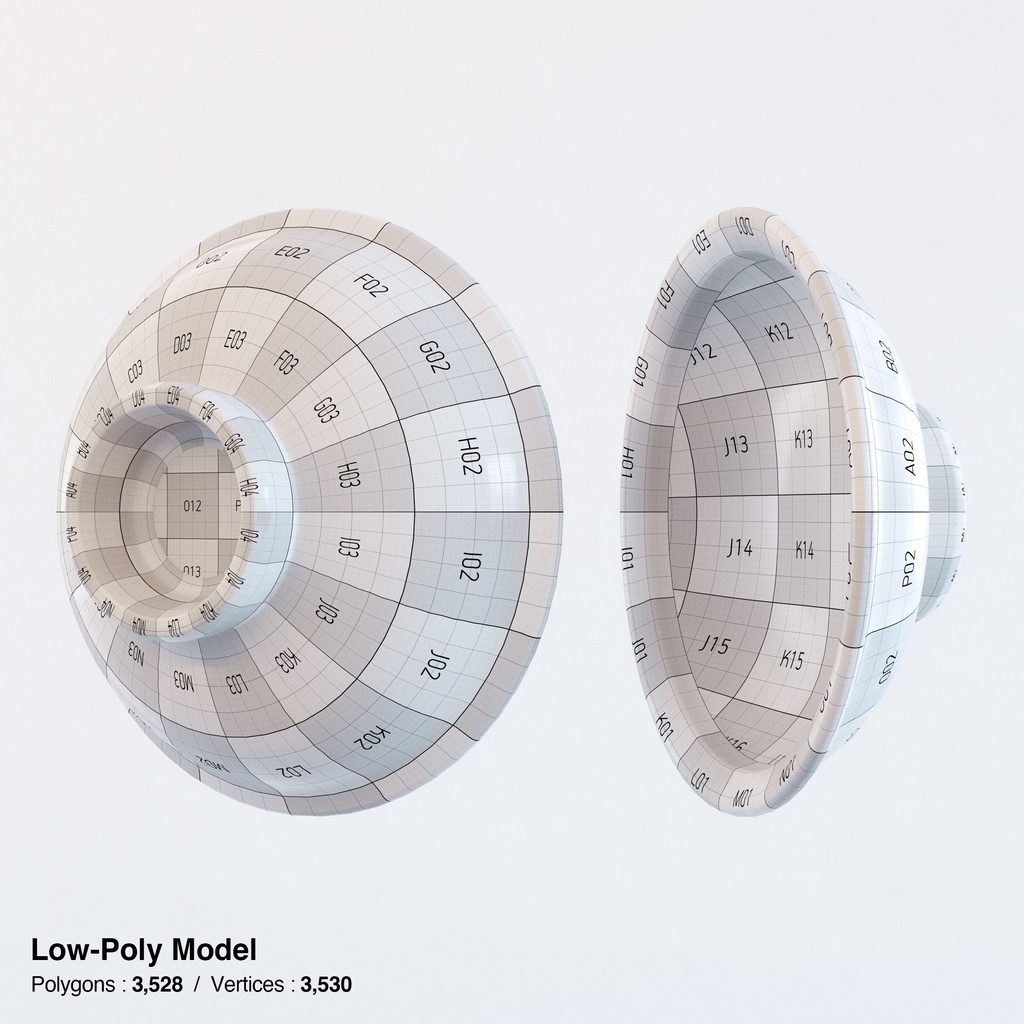 カツ丼 - 蓋付きどんぶりセット【3Dモデル】