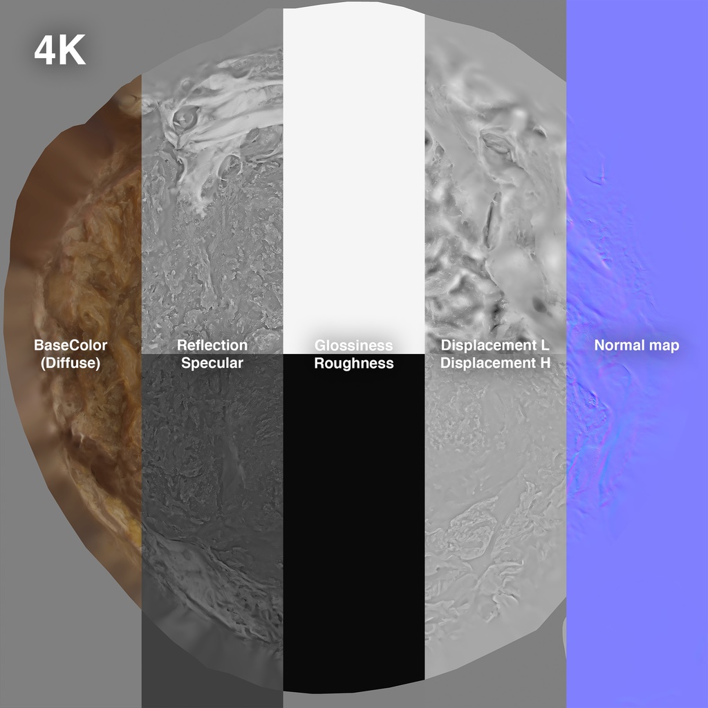 カツ丼 - 蓋付きどんぶりセット【3Dモデル】