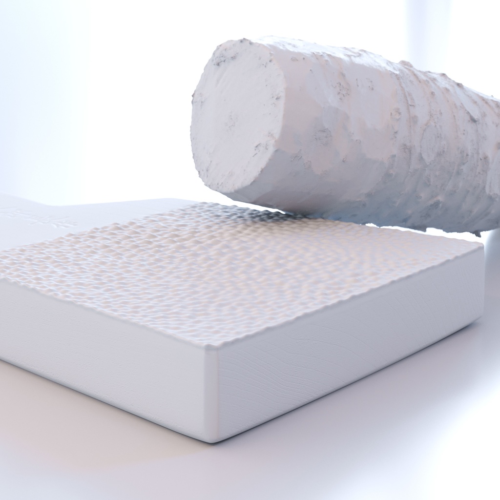 わさびおろし(鮫皮おろし)と山葵セット【3Dモデル】