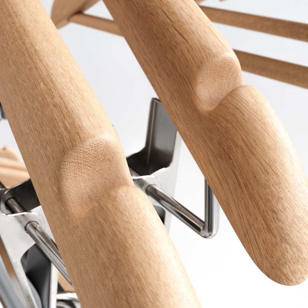 木製ハンガーコレクション【3Dモデル】