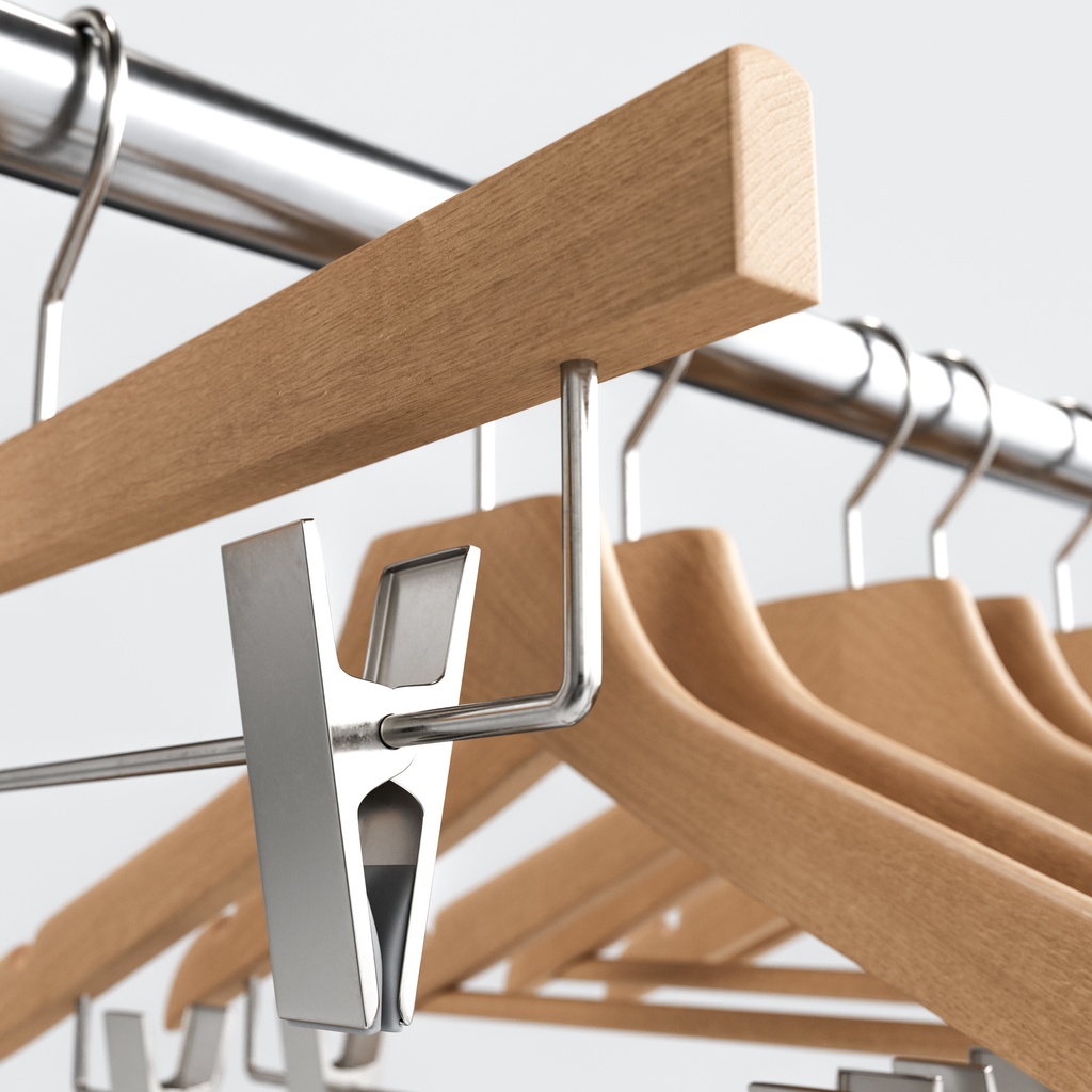 木製ハンガーコレクション【3Dモデル】