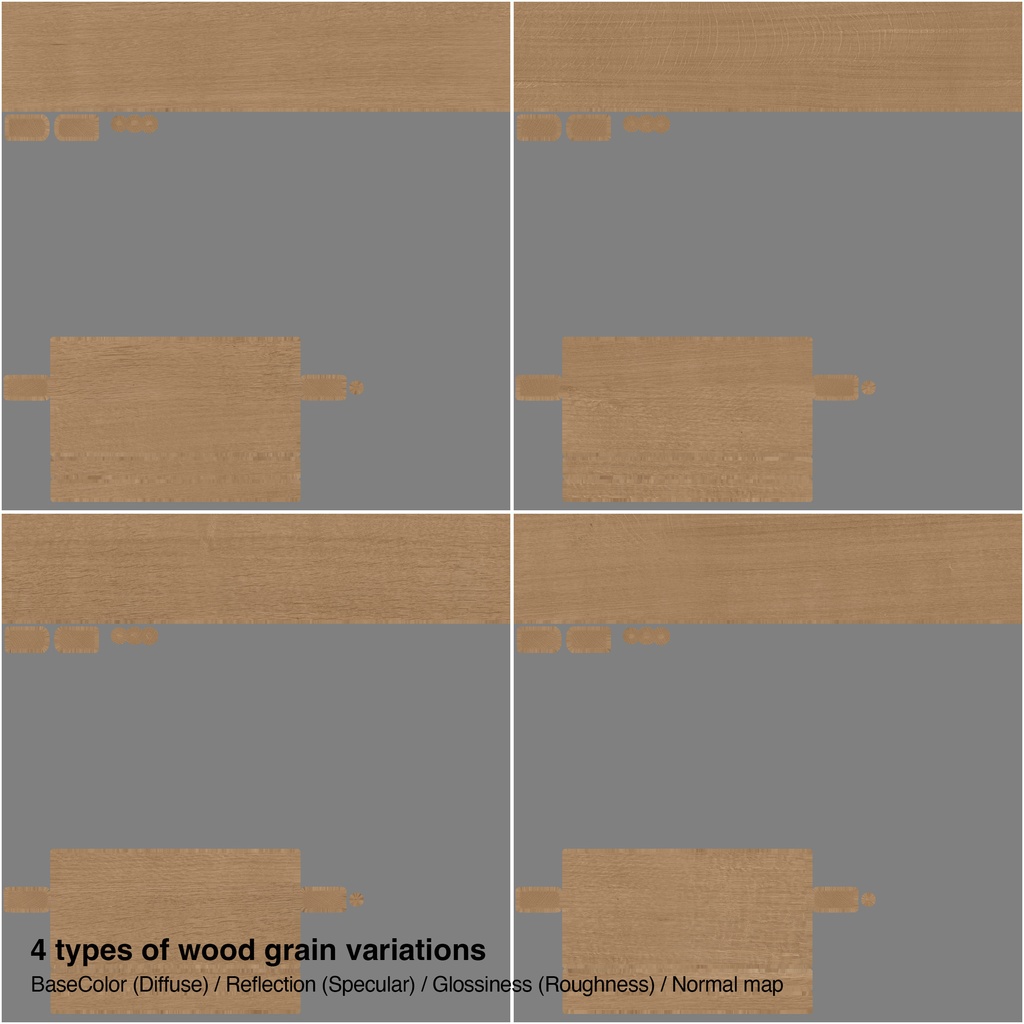 木製ハンガーコレクション【3Dモデル】