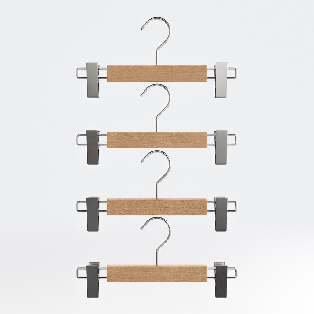 木製ハンガーコレクション【3Dモデル】