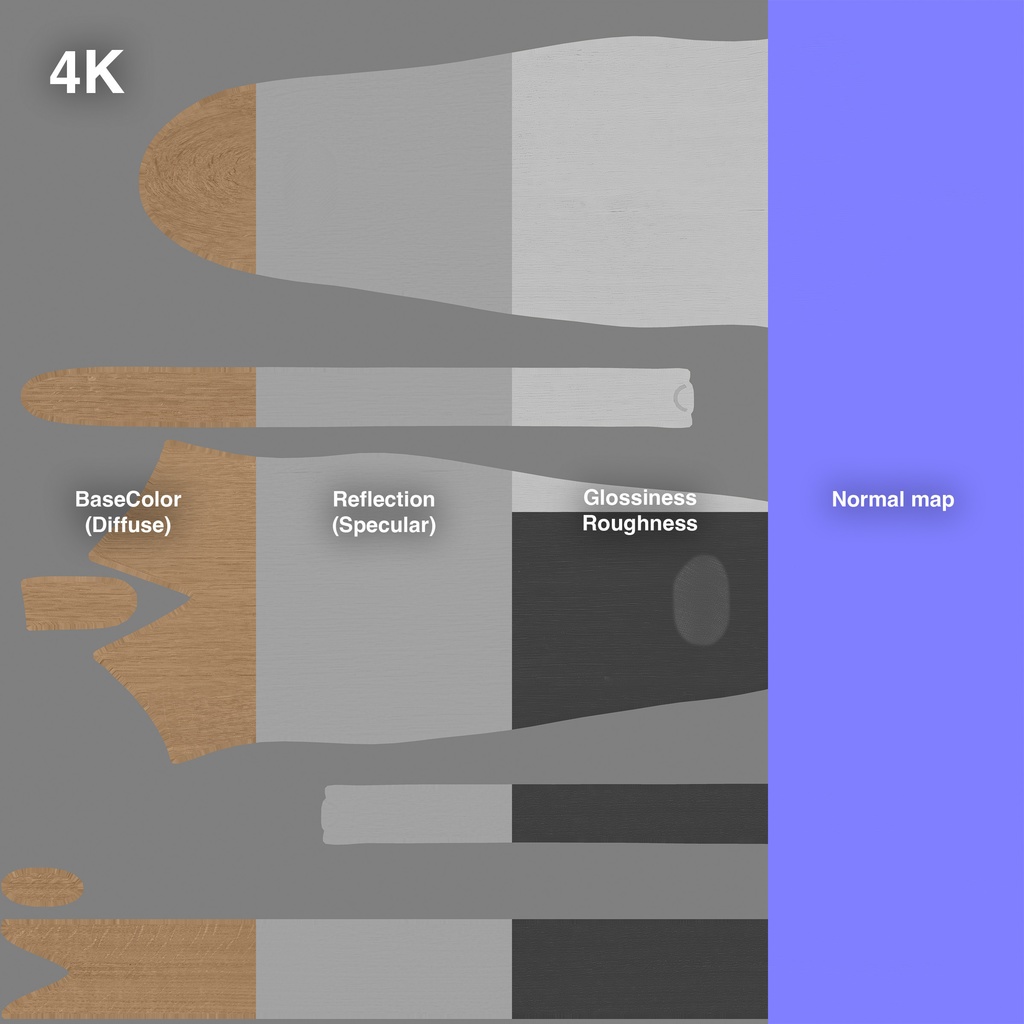 木製ハンガーコレクション【3Dモデル】