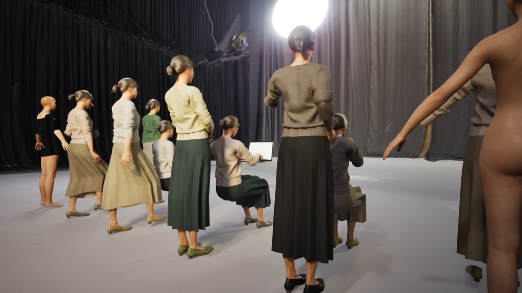 ビジネス女性3Dモデルver.2  B-FH2【UE5 / Blender / Cinema4D】モジュラーキャラクターシリーズ