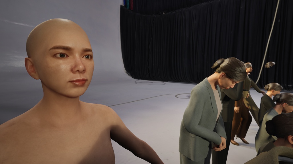 ビジネス女性3Dモデルver.2 B-FT2【UE5 / Blender / Cinema4D】モジュラーキャラクターシリーズ