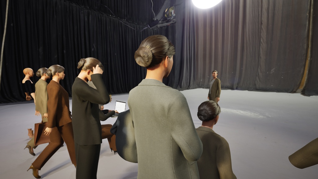 ビジネス女性3Dモデルver.2 B-FT2【UE5 / Blender / Cinema4D】モジュラーキャラクターシリーズ