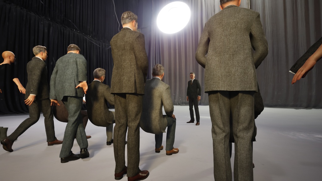 ビジネス男性3Dモデルver.2 B-MG2【UE5 / Blender / Cinema4D】モジュラーキャラクターシリーズ