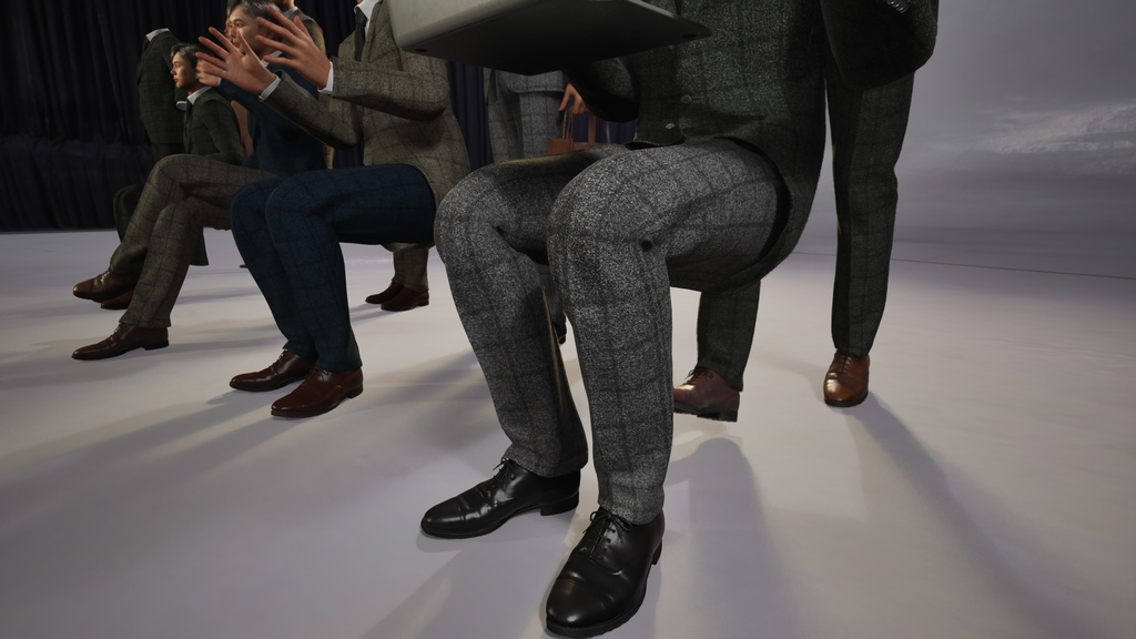 ビジネス男性3Dモデルver.2  B-MS2【UE5 / Blender / Cinema4D】モジュラーキャラクターシリーズ