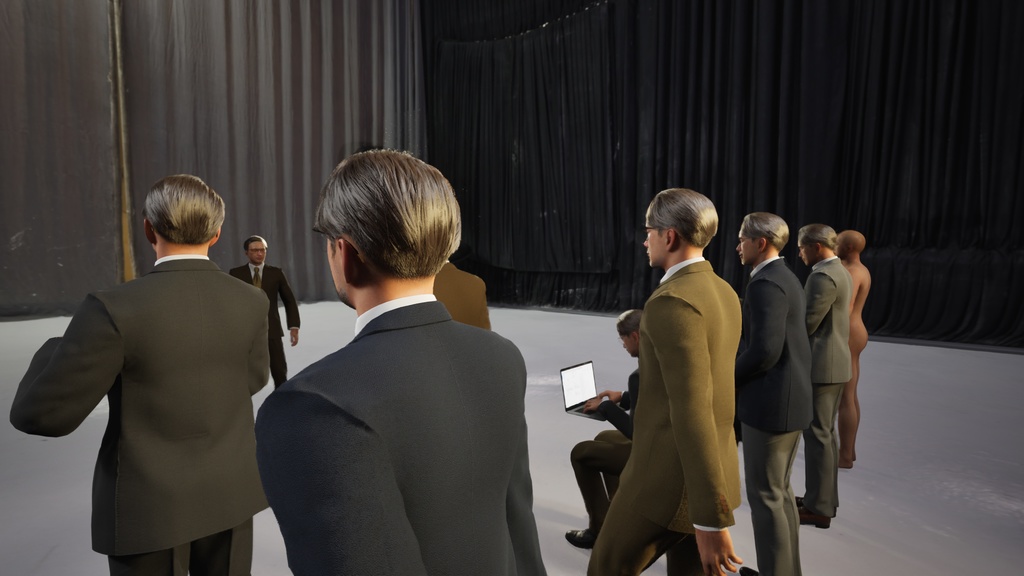 ビジネス男性3Dモデルver.2 B-MU2【UE5 / Blender / Cinema4D】モジュラーキャラクターシリーズ