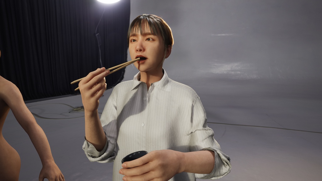 カジュアル女性3Dモデルver.2 C-FH2【UE5 / Blender / Cinema4D】モジュラーキャラクターシリーズ