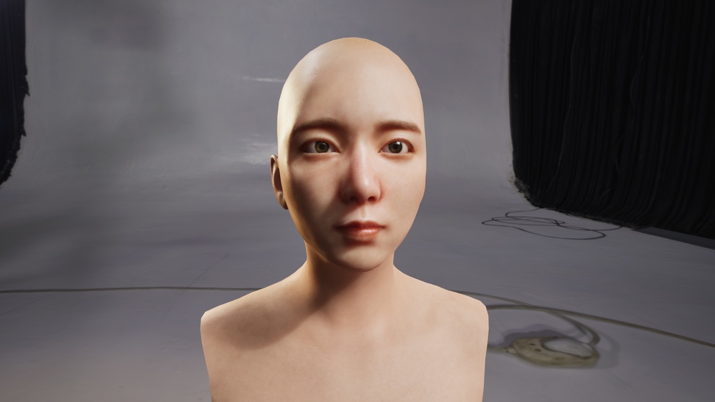 カジュアル女性3Dモデルver.2 C-FH2【UE5 / Blender / Cinema4D】モジュラーキャラクターシリーズ