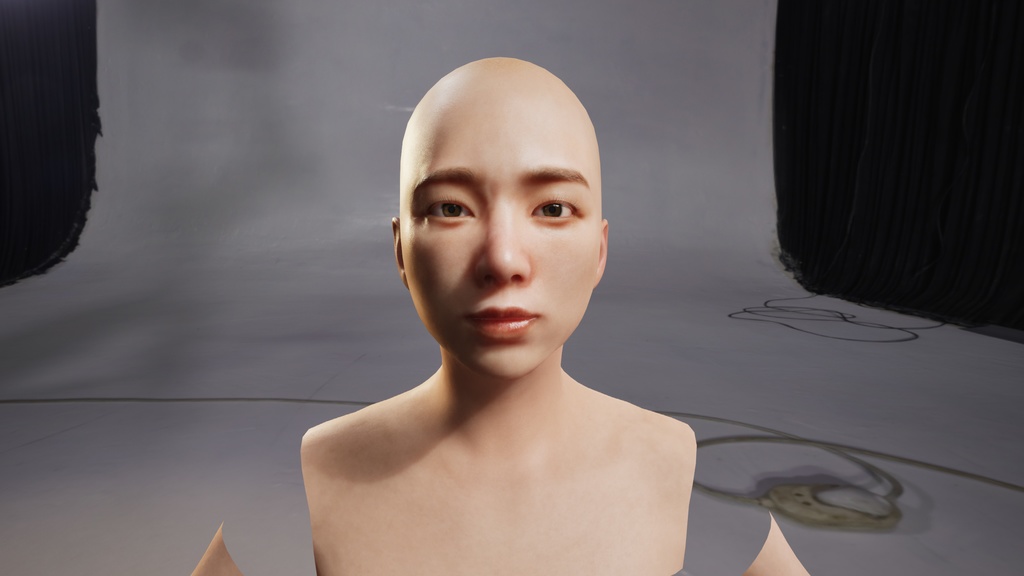 カジュアル女性3Dモデルver.2 C-FK2【UE5 / Blender / Cinema4D】モジュラーキャラクターシリーズ