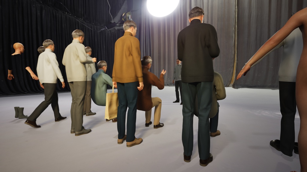 カジュアル男性3Dモデルver.2 C-MG2【UE5 / Blender / Cinema4D】モジュラーキャラクターシリーズ