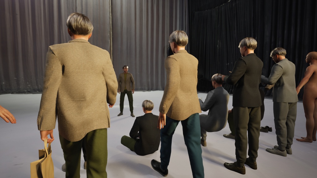 カジュアル男性3Dモデルver.2 C-MS2【UE5 / Blender / Cinema4D】モジュラーキャラクターシリーズ