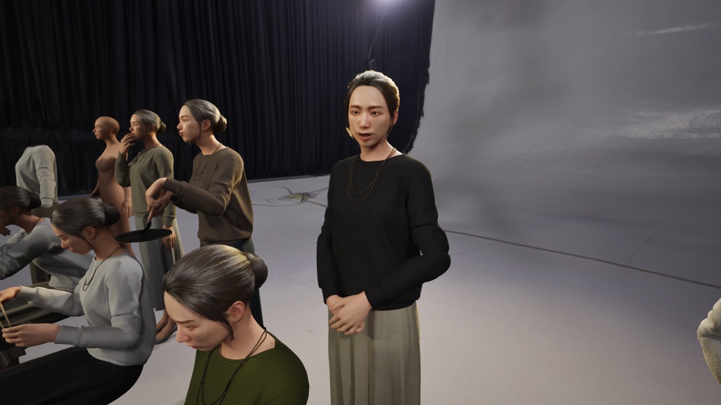 スマートカジュアル女性3Dモデルver.2 S-FK2【UE5 / Blender / Cinema4D】モジュラーキャラクターシリーズ