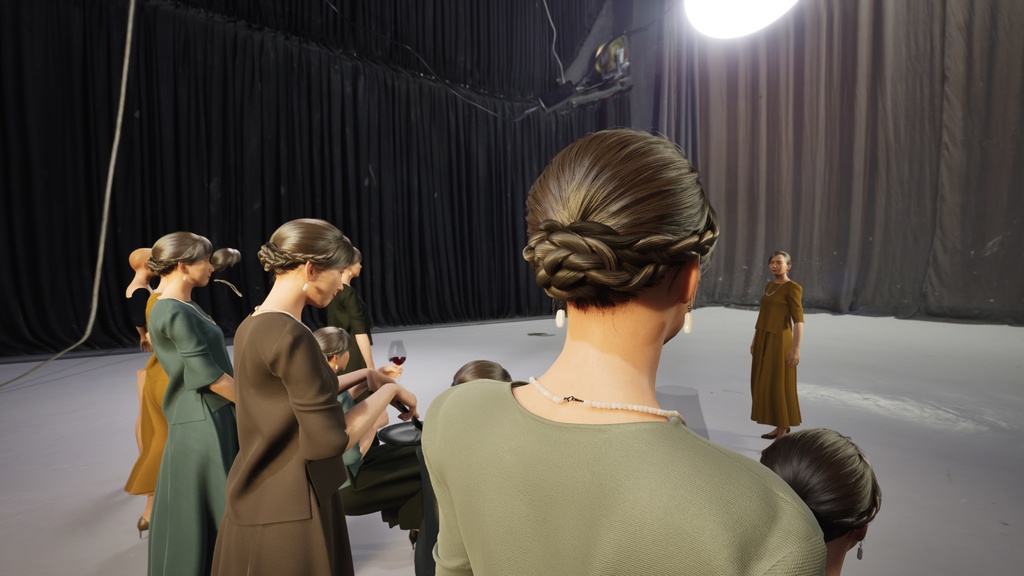 スマートカジュアル女性3Dモデルver.2 S-FM2【UE5 / Blender / Cinema4D】モジュラーキャラクターシリーズ