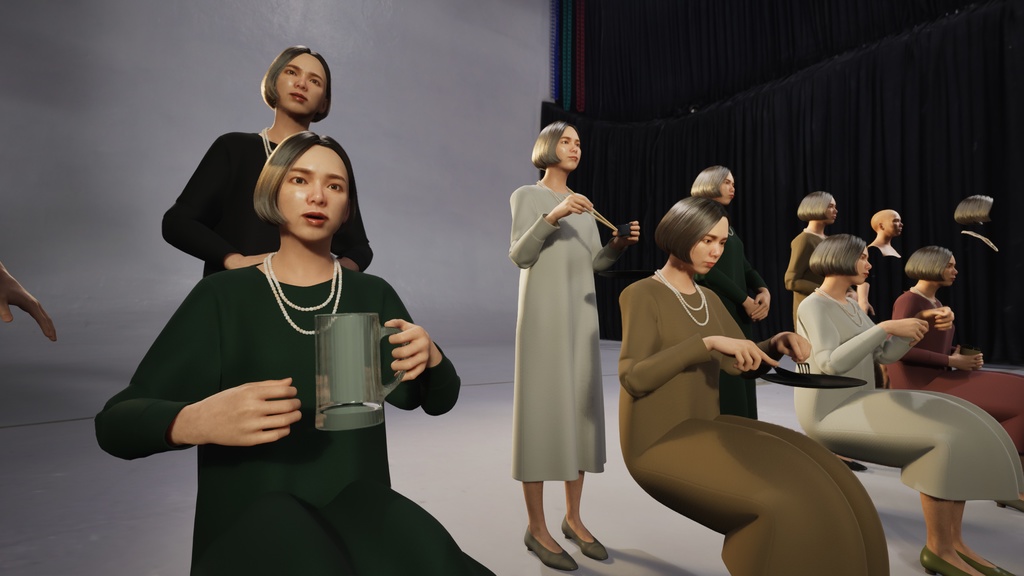 スマートカジュアル女性3Dモデルver.2 S-FT2【UE5 / Blender / Cinema4D】モジュラーキャラクターシリーズ