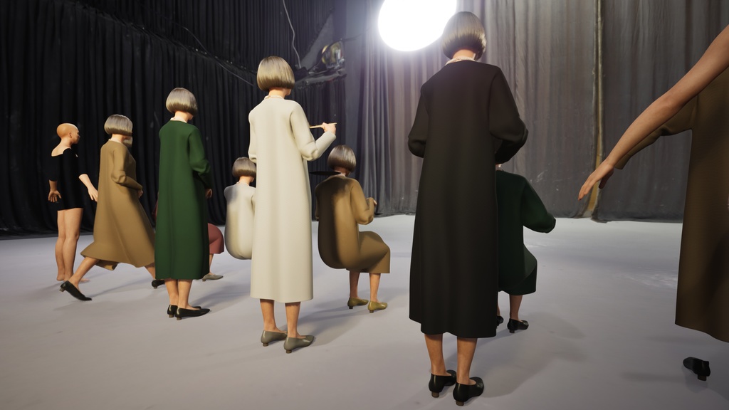 スマートカジュアル女性3Dモデルver.2 S-FT2【UE5 / Blender / Cinema4D】モジュラーキャラクターシリーズ