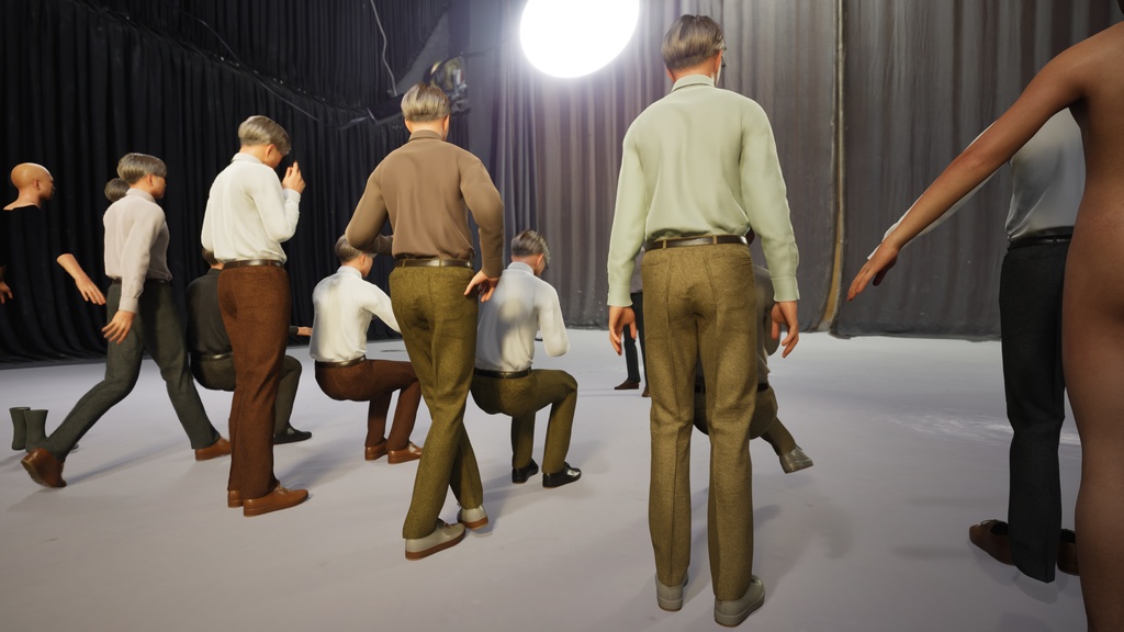 スマートカジュアル男性3Dモデルver.2 S-MS2【UE5 / Blender / Cinema4D】モジュラーキャラクターシリーズ