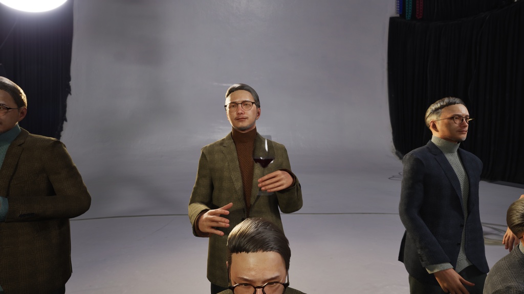 スマートカジュアル男性3Dモデルver.2 S-MU2【UE5 / Blender / Cinema4D】モジュラーキャラクターシリーズ