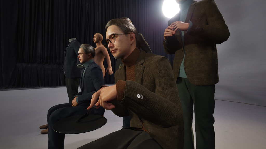 スマートカジュアル男性3Dモデルver.2 S-MU2【UE5 / Blender / Cinema4D】モジュラーキャラクターシリーズ