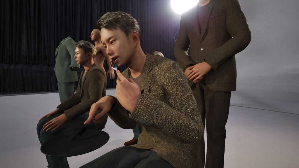 スマートカジュアル男性3Dモデルver.2 S-MY2【UE5 / Blender / Cinema4D】モジュラーキャラクターシリーズ