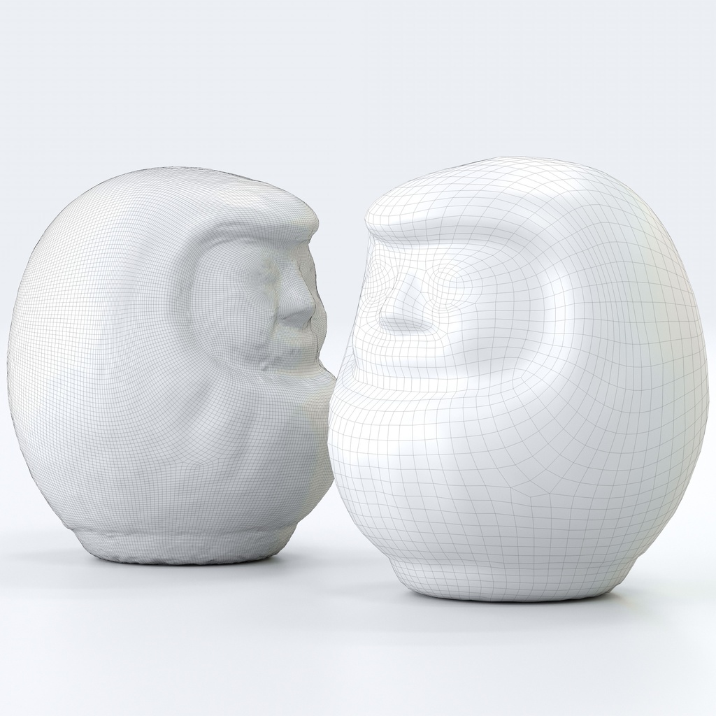 だるま3種セット【3Dモデル】