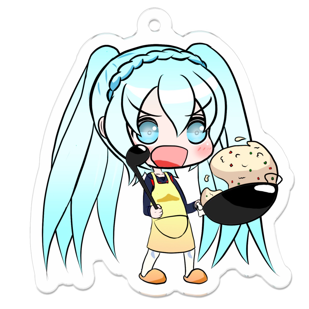 輝良架愛アクリルキーホルダー
