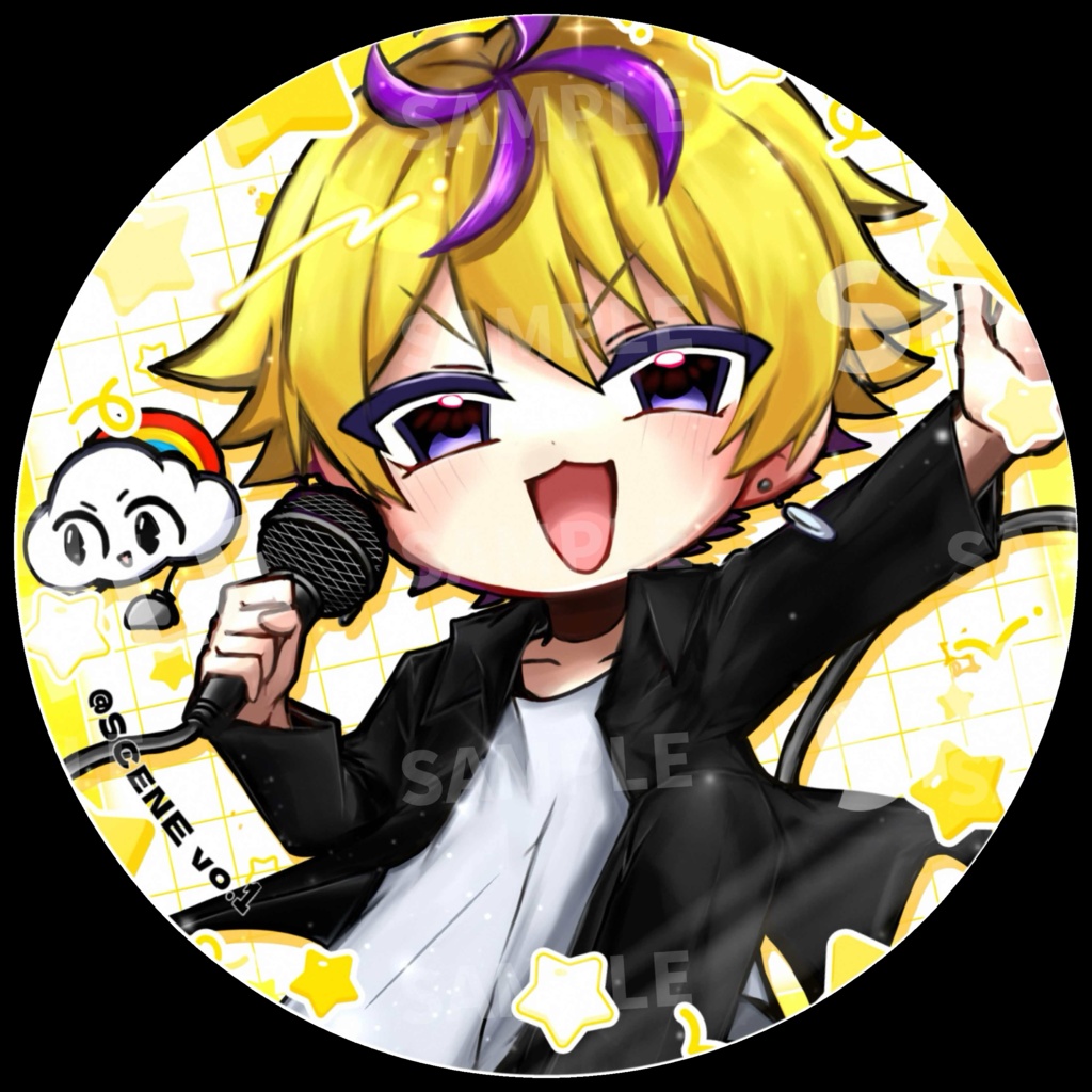 AirisUの缶バッジ（SCENE Vol.01 ver）