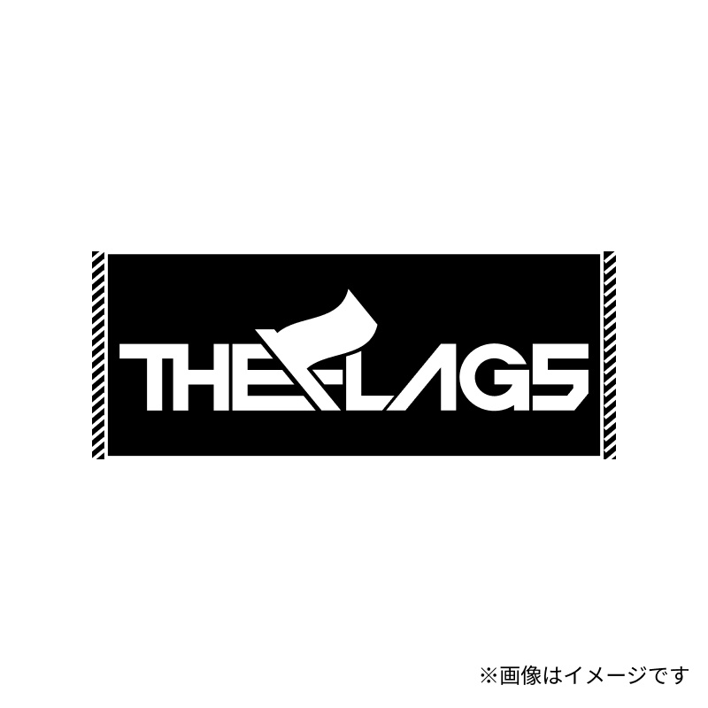 THE FLAGS ロゴフェイスタオル