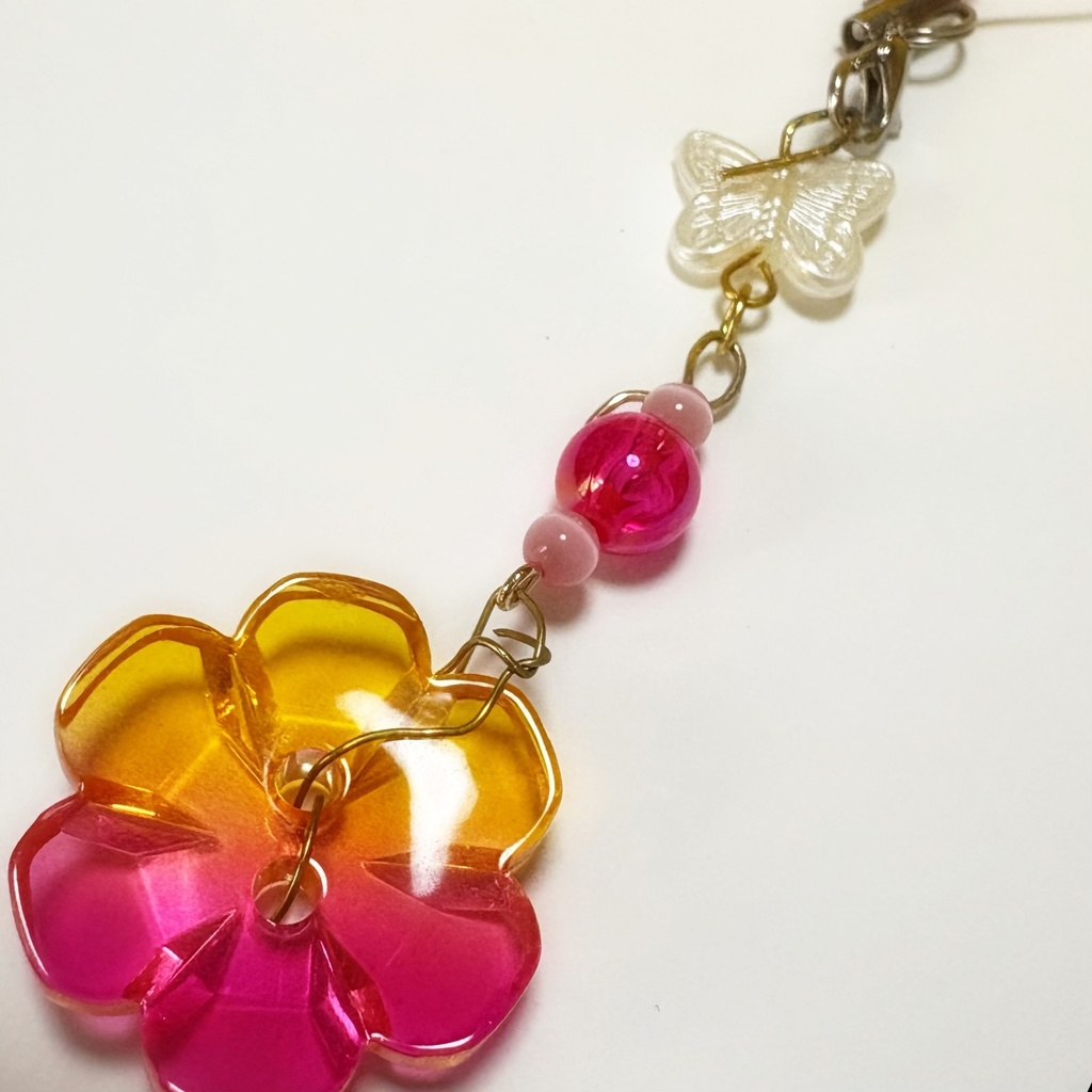 陽彩の花チャーム