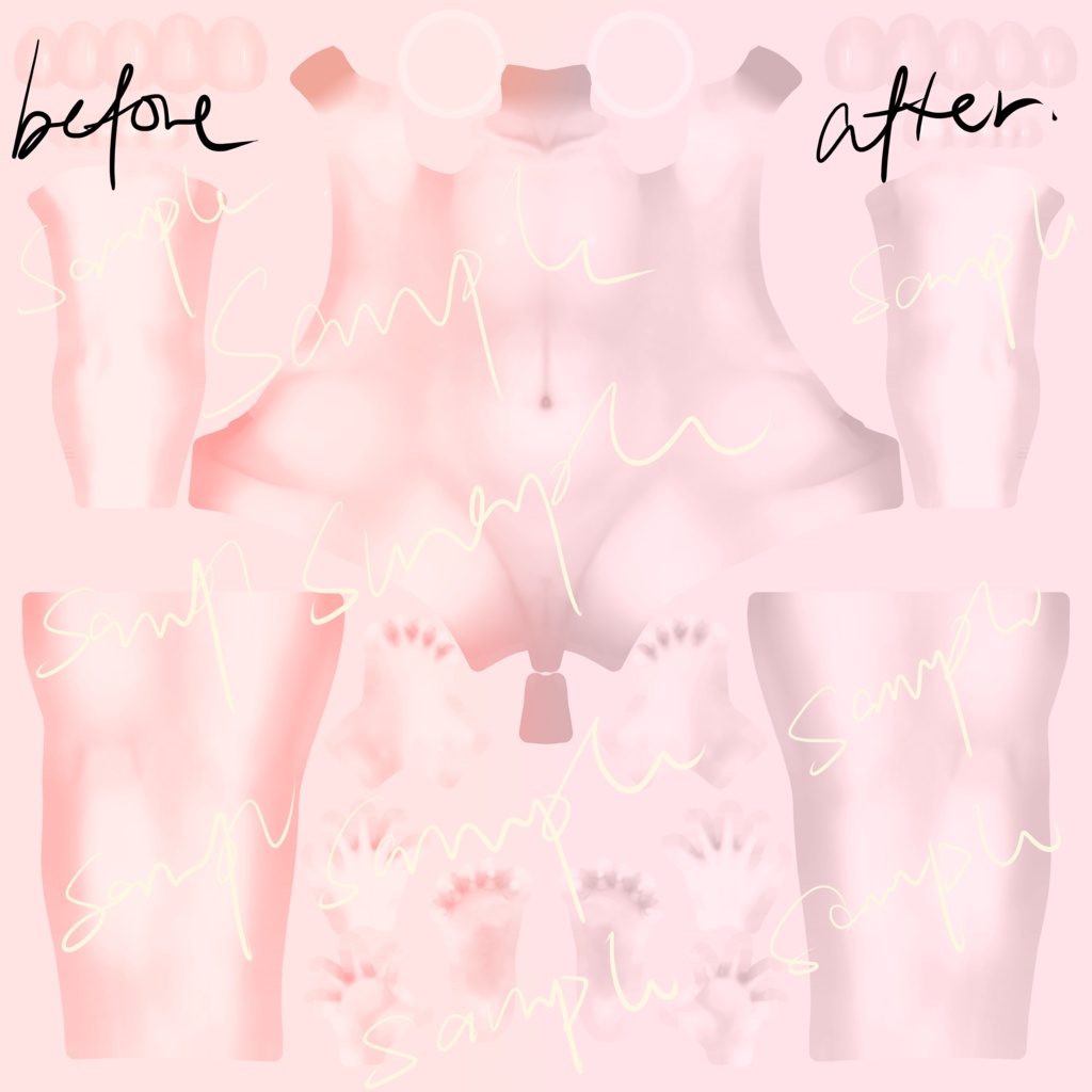 【ミルティナ用】Milltina eye&body&makeup texture