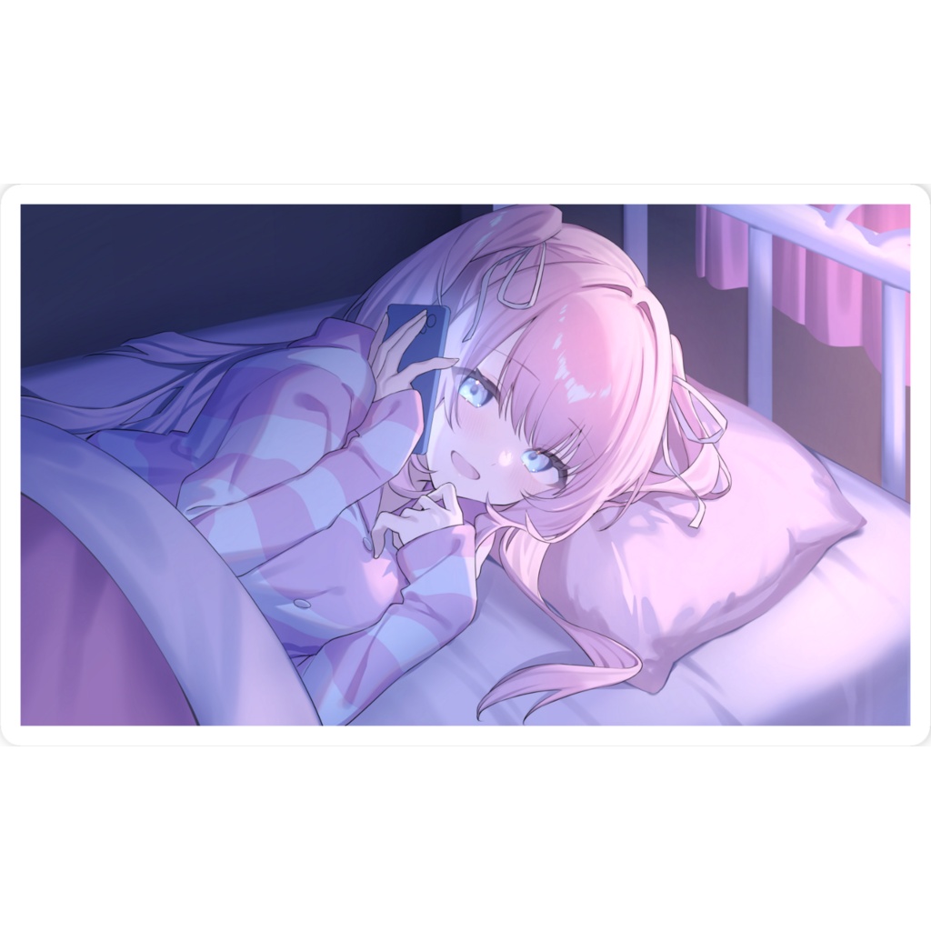 【ましゅまろ探偵】幼馴染と微睡みの夜【ステッカー】